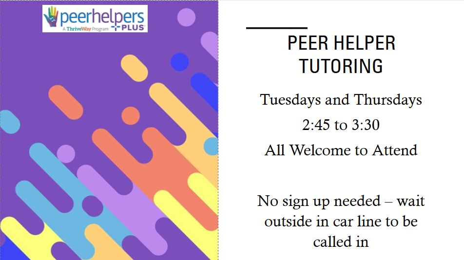 Peer Helper Tutoring