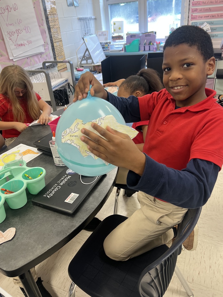 Balloon Globes with Ms. Demming