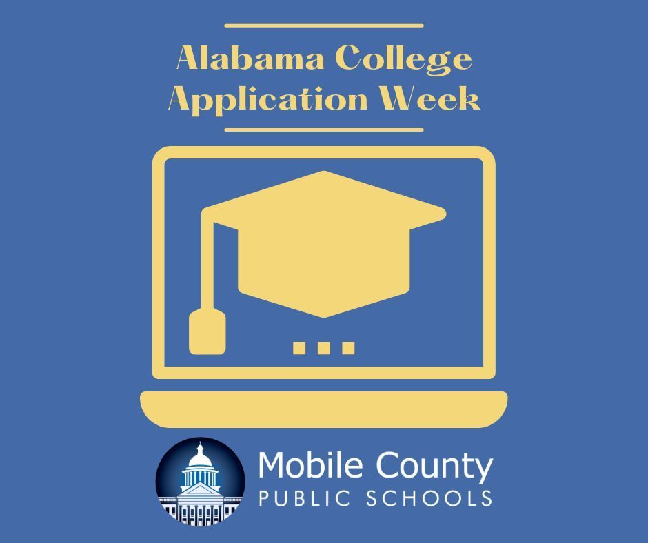 Graphic promoting College Application Campaign Week 