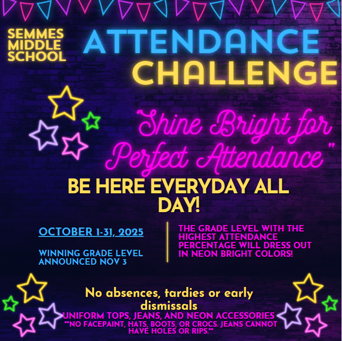 Attendance Challenge October 1-31