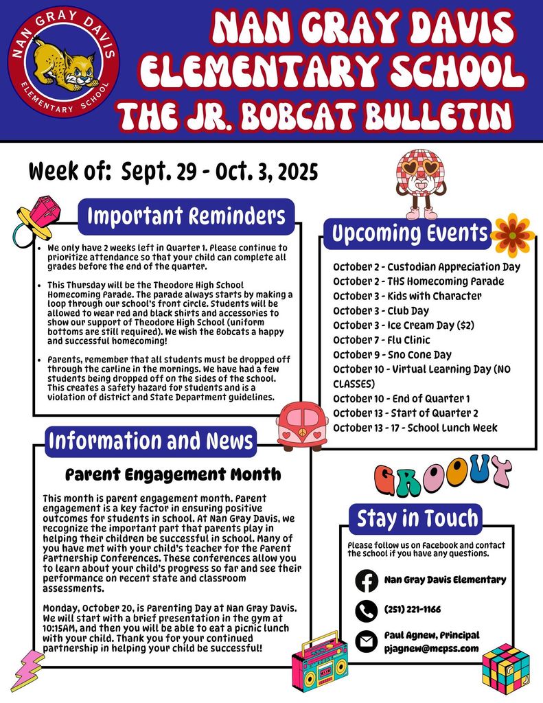 Parent Newsletter 9-29-25