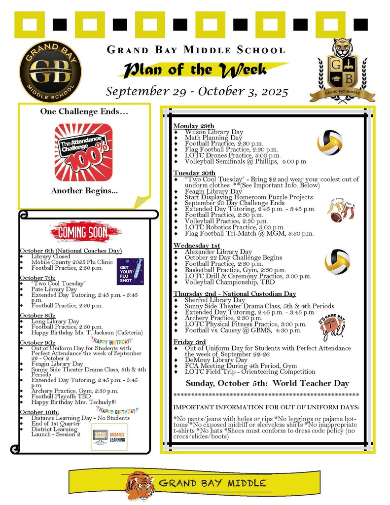 Plan of the Week