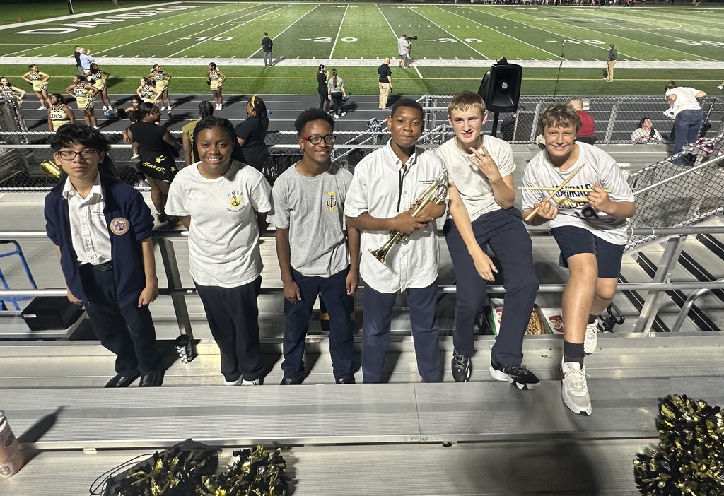 8th grade band students at Davidson HS