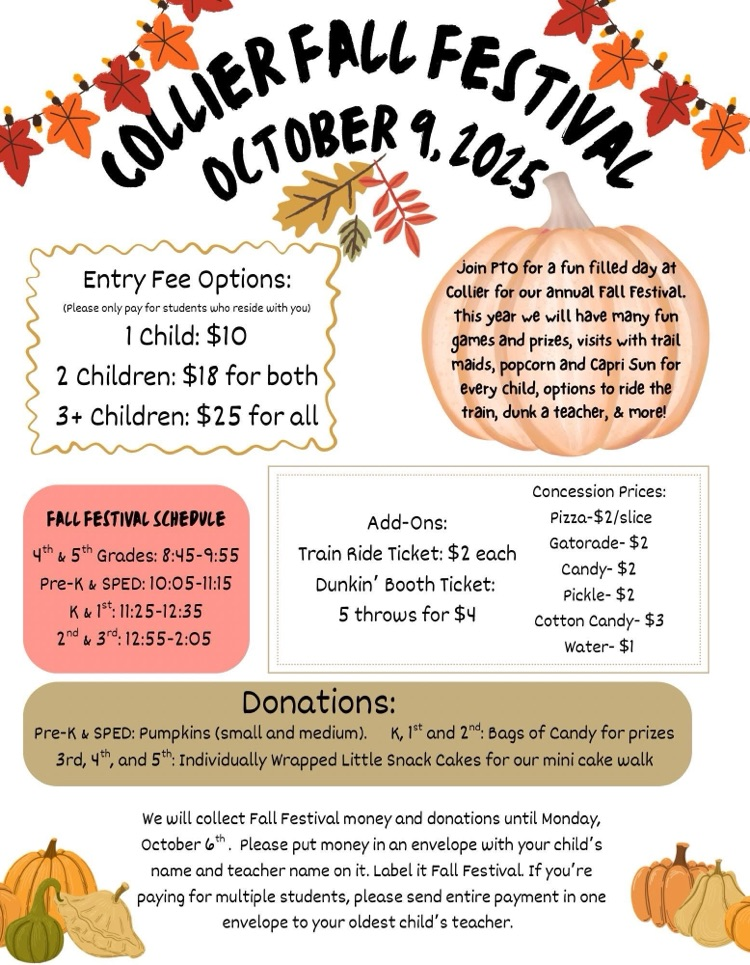 Fall Festival flyer