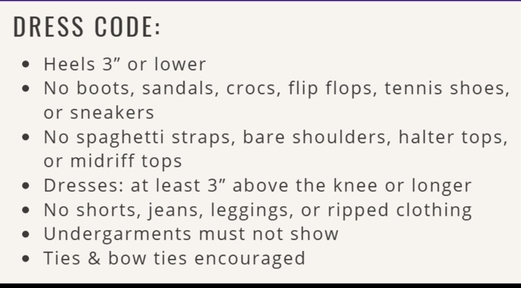 Homecoming Dress Code