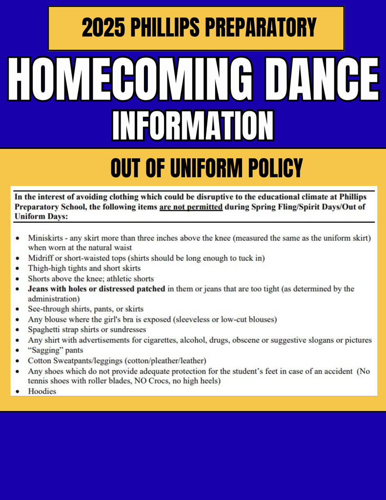 out of uniform policy