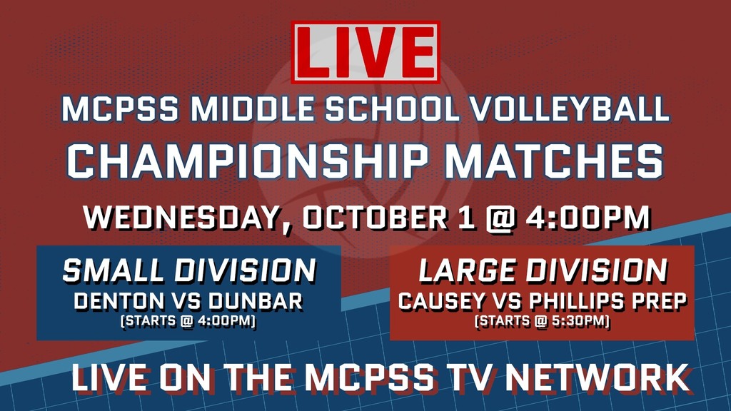 Graphic for volleyball championship livestream 10-1