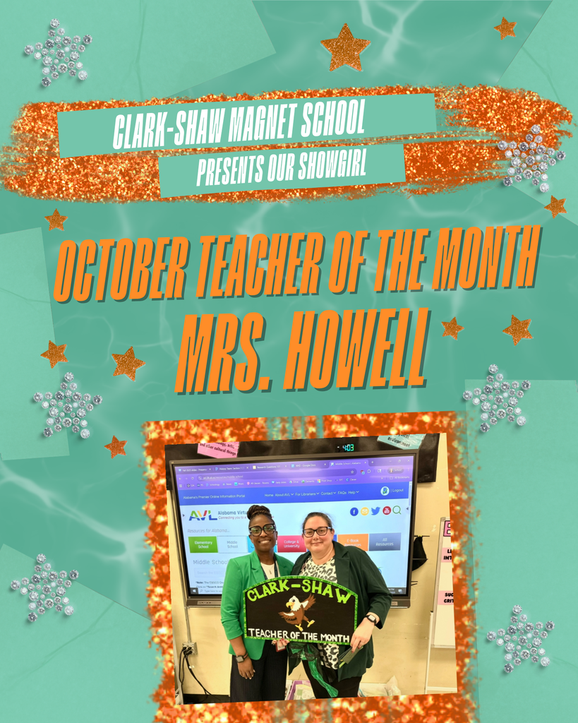 Recognition of Mrs. Howell being named our Teacher of the Month for October