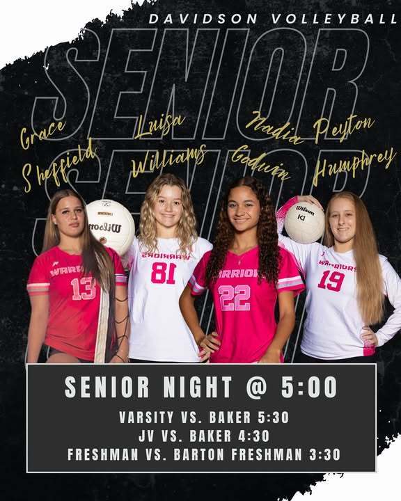 senior night flyer