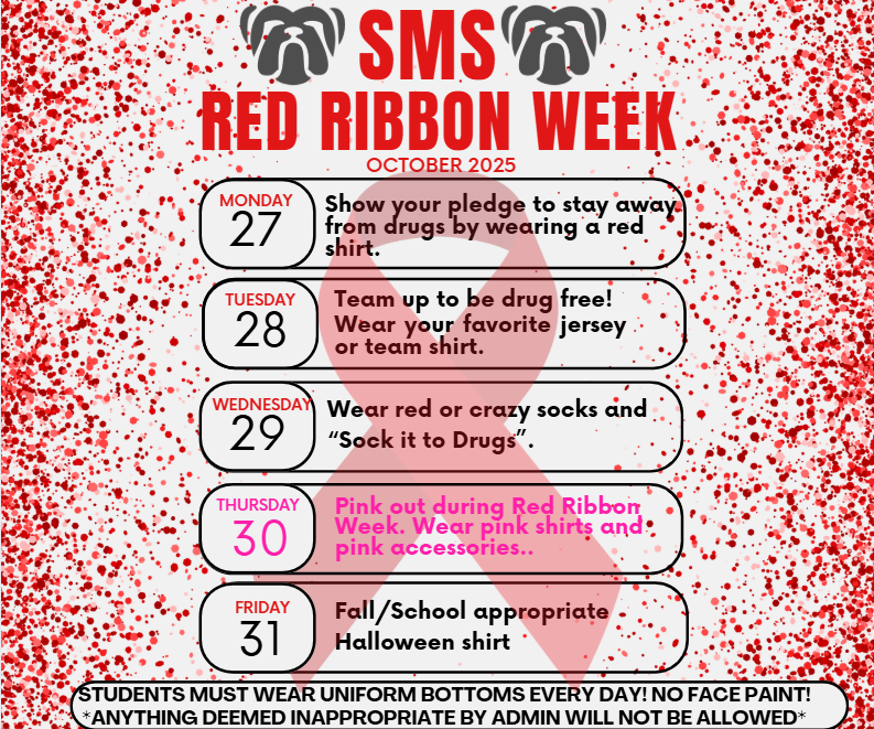 Red Ribbon Week Schedule