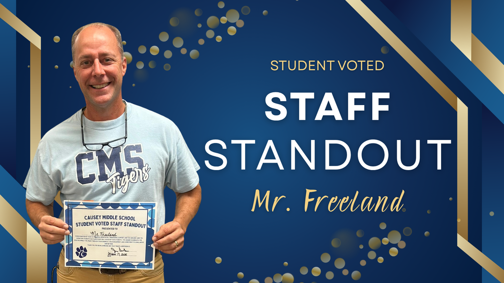 Staff Standout Mr. Freeland 10-17