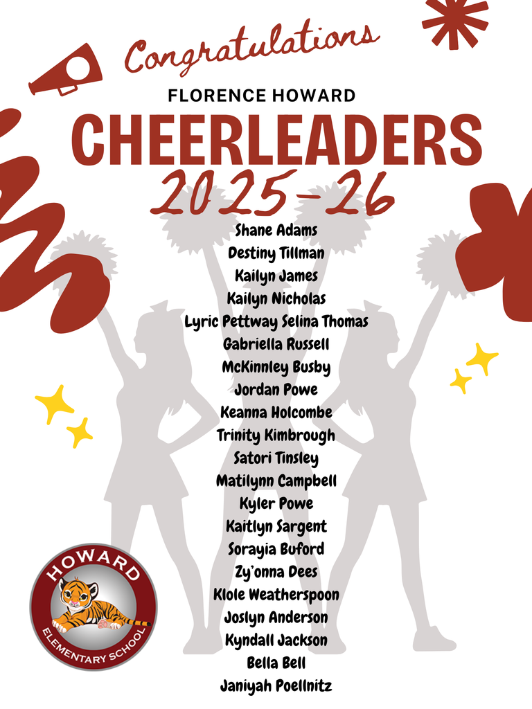 Florence Howard Elementary Cheerleaders 2025-26