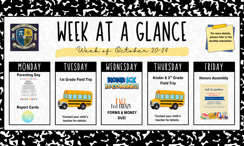 Week At A Glance