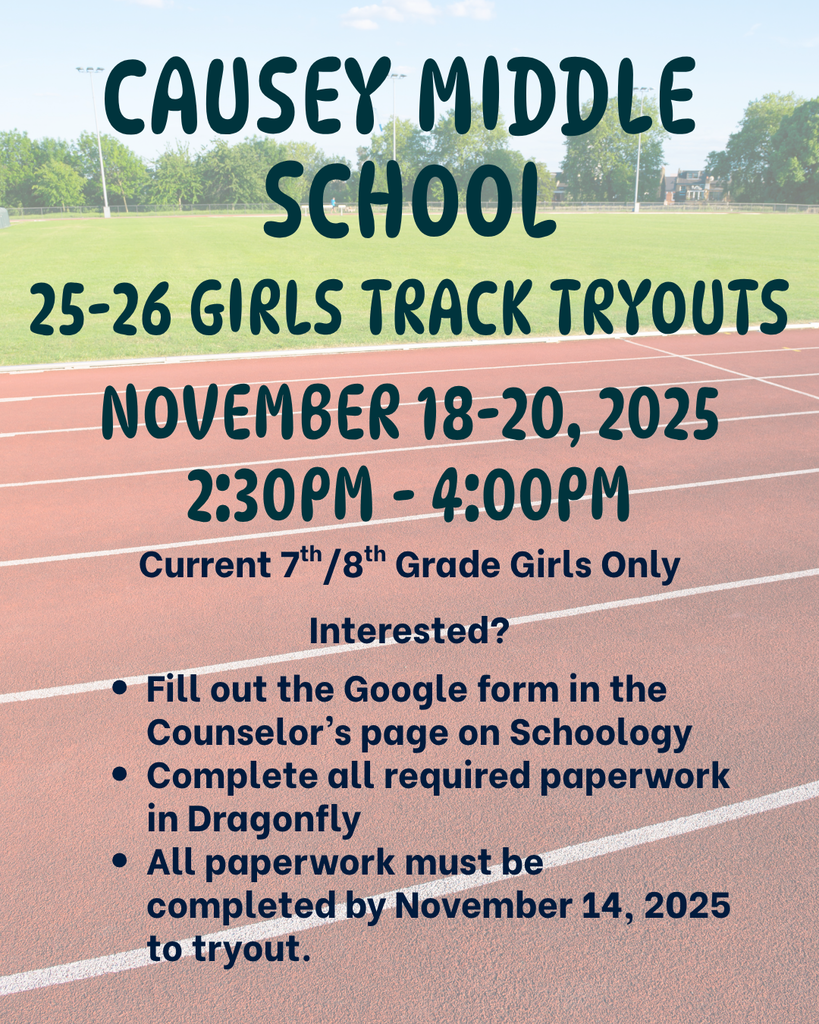 Graphic for girls track tryouts