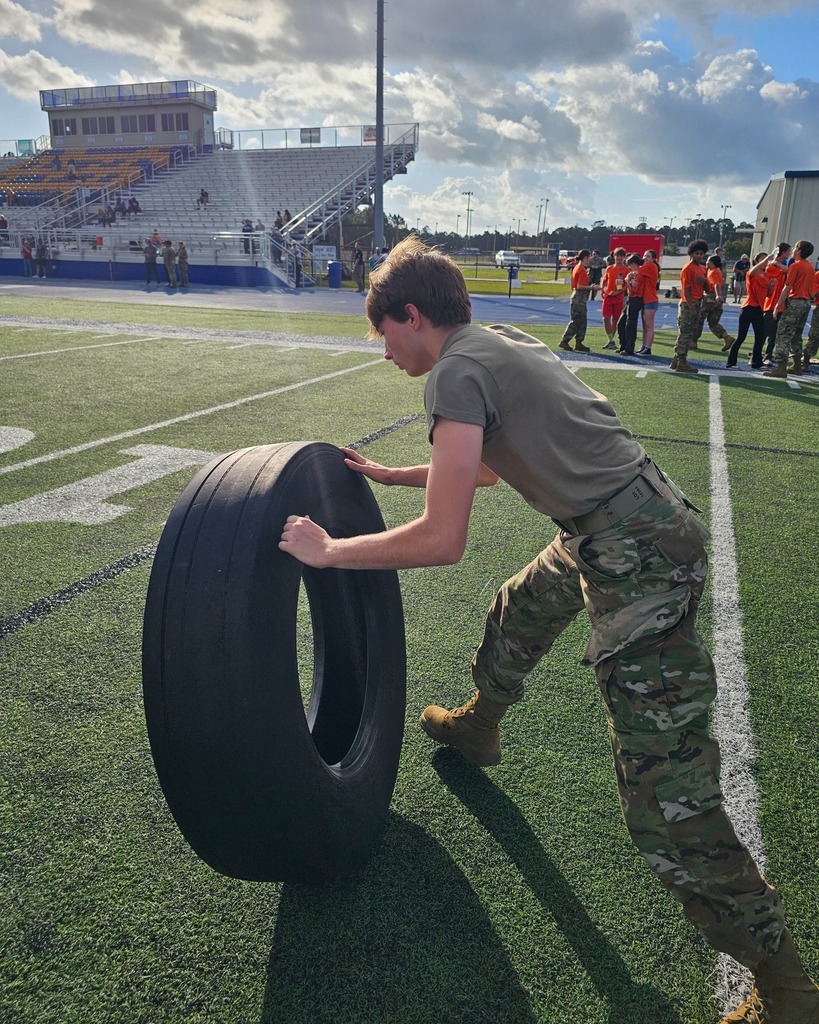 MGM JROTC cadet participating in competition