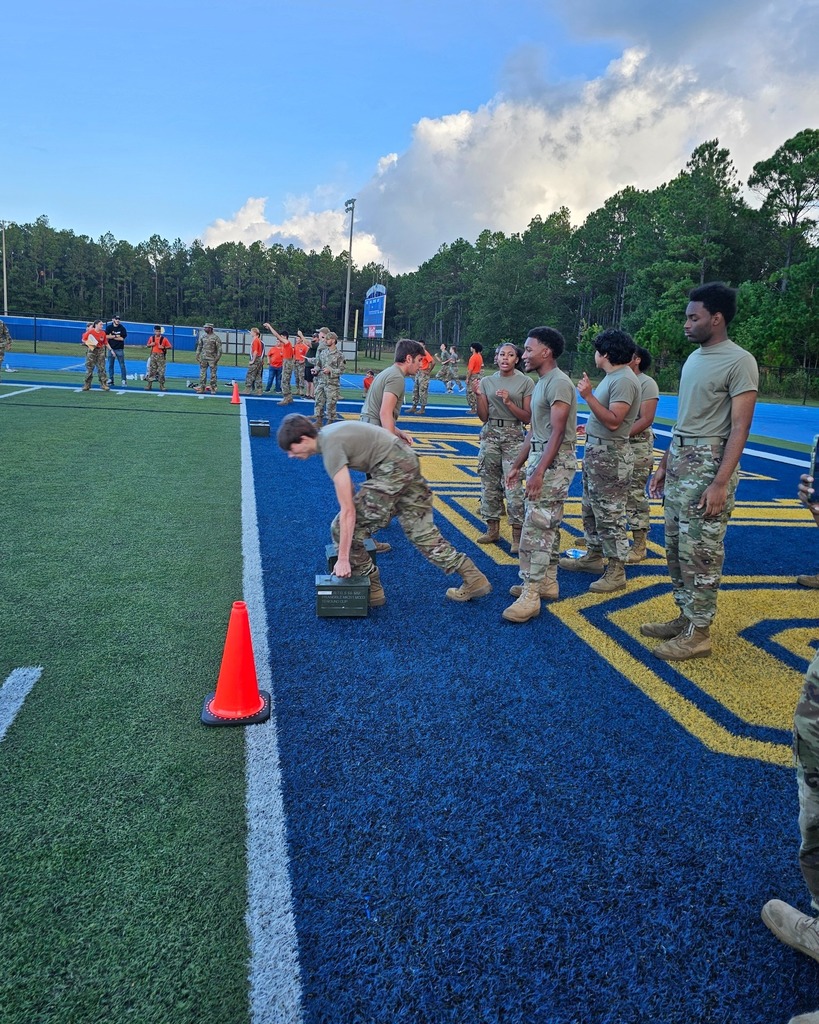 MGM JROTC cadets participating in competition