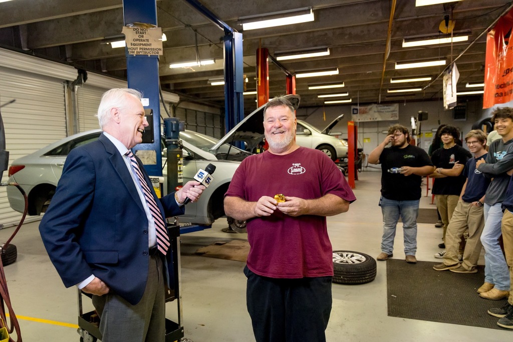 Mr. Knapp and WKRG News5 News Anchor