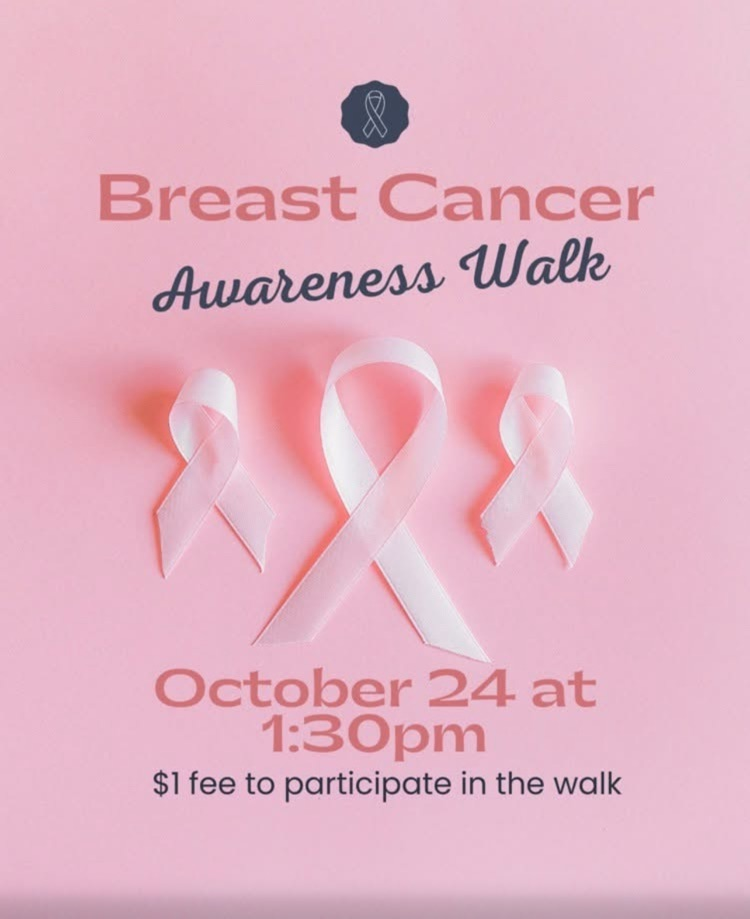 Breast Cancer walk flyer