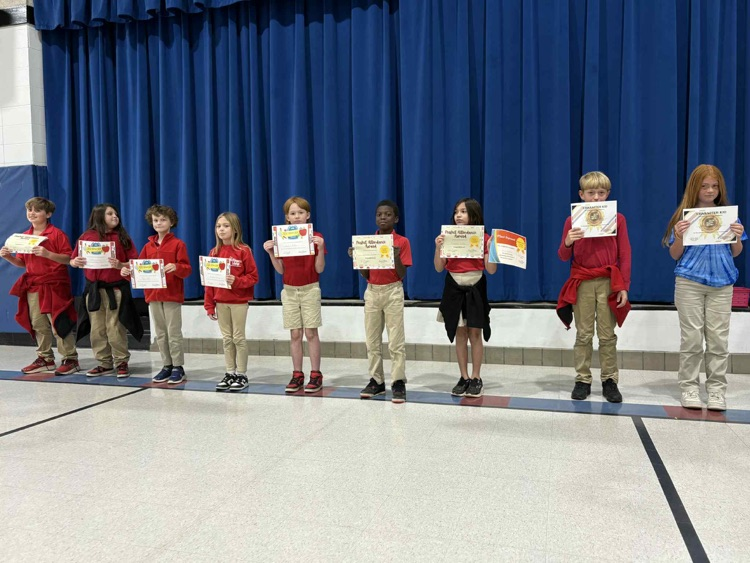 fourth grade honor roll students