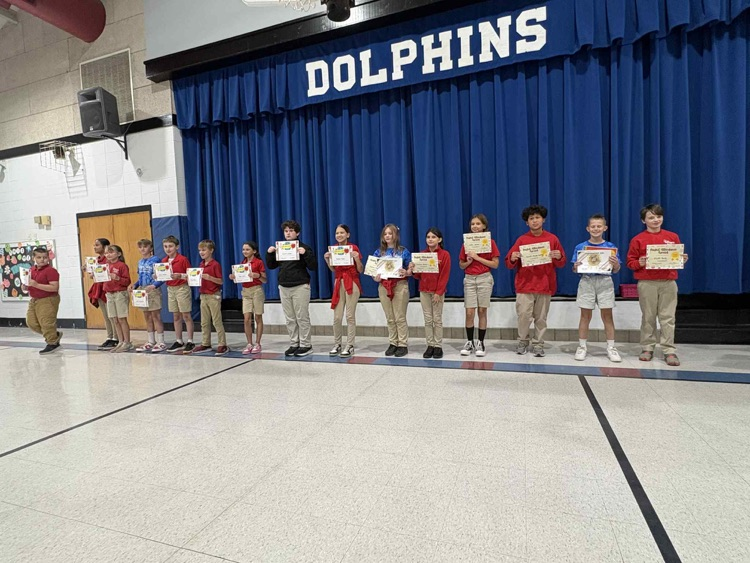 fifth grade honor roll students