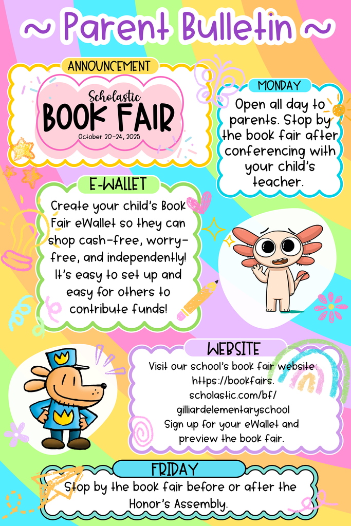 Book Fair ends today. Stop by to make last minute purchases. 