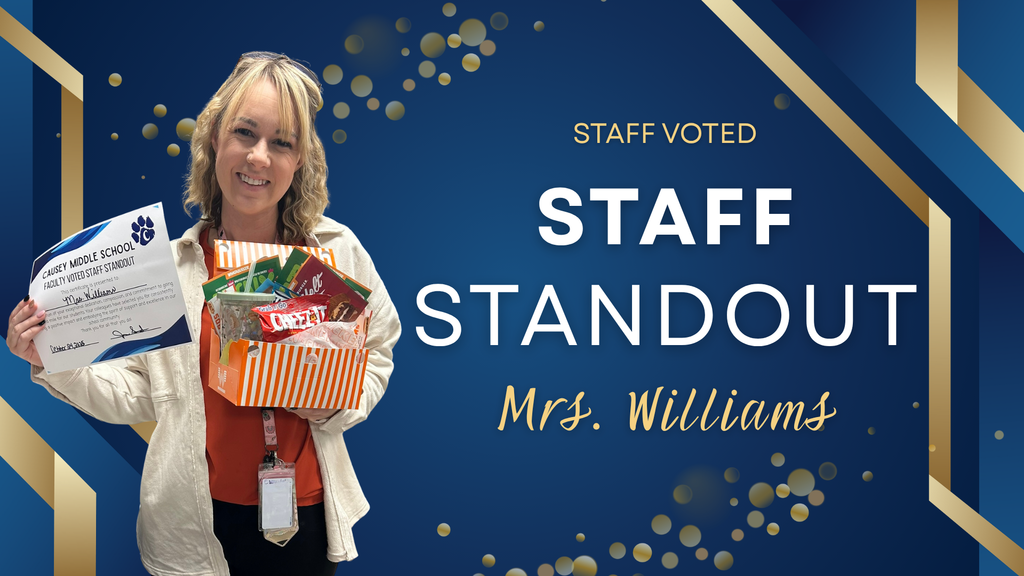 Staff Standout 10-24 - C. Williams