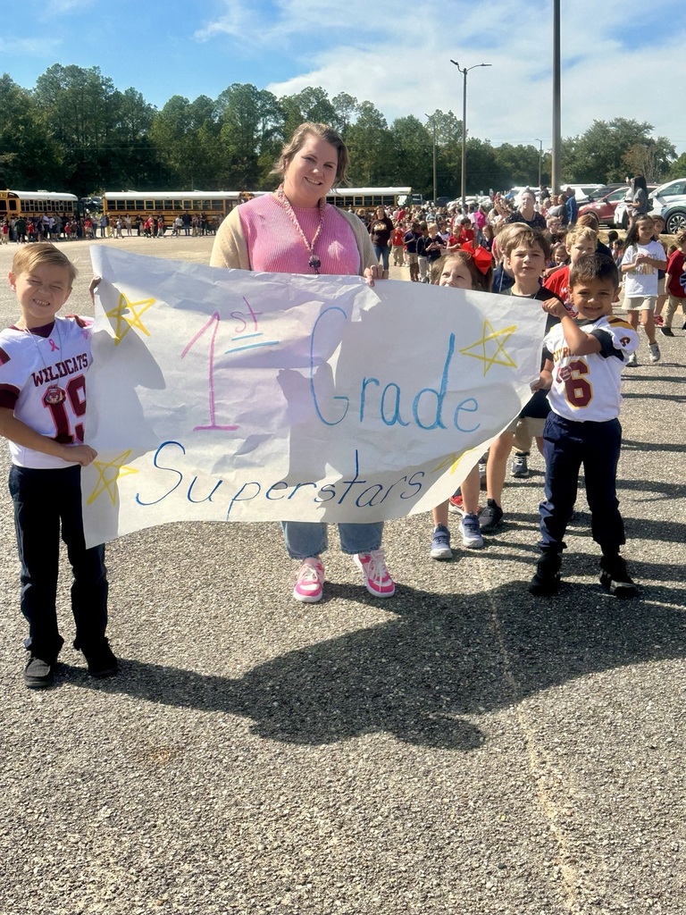 students marching in parade