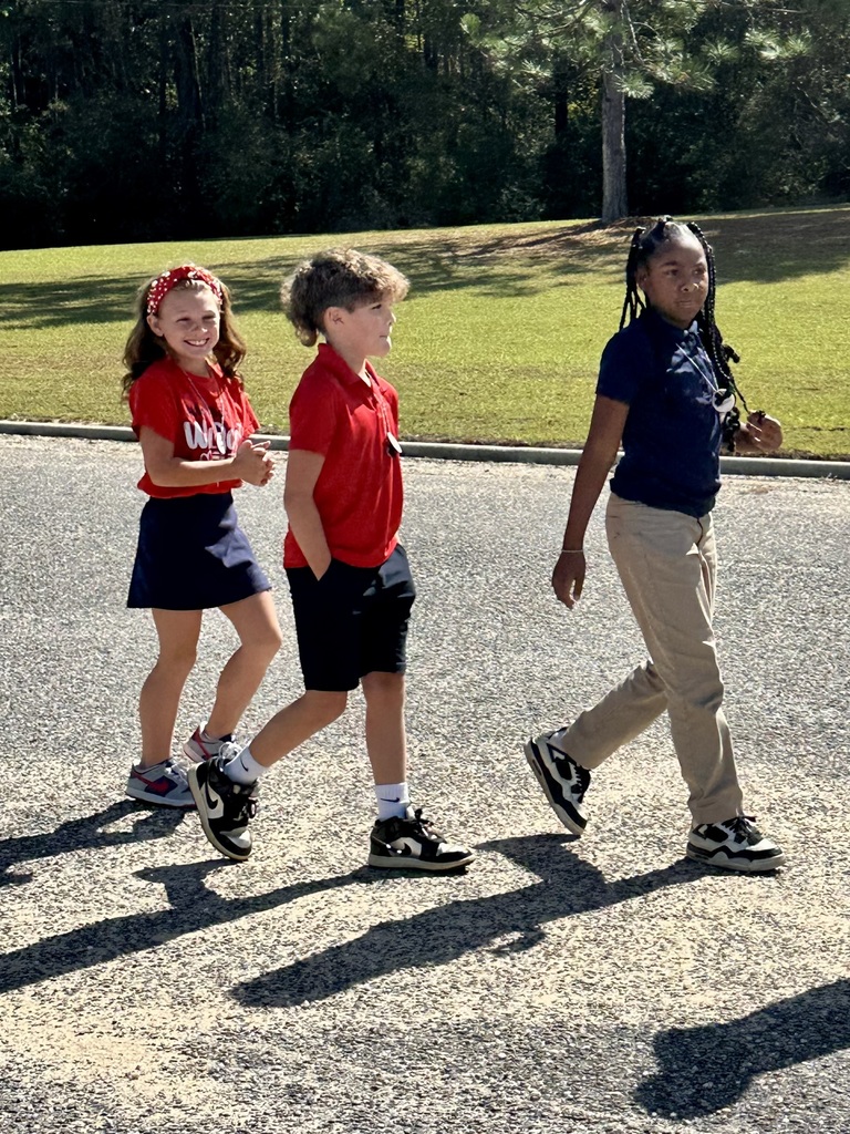 students marching in parade