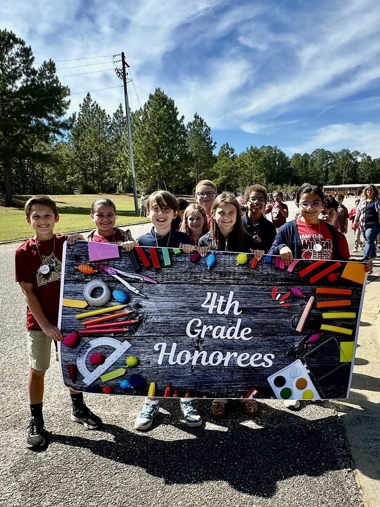 students marching in parade