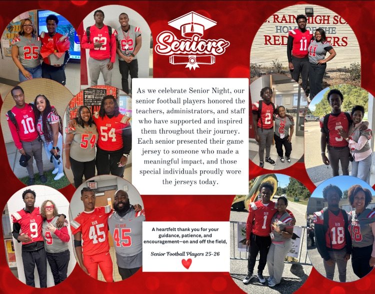 Senior Night Educator Jersey Recognition 