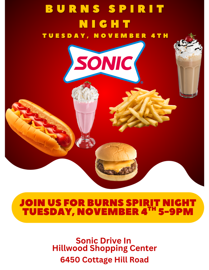 Burns Spirit Night at Sonic