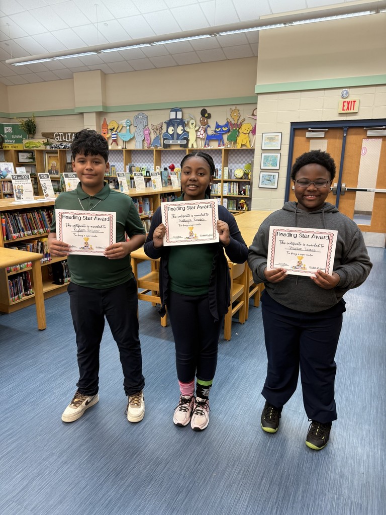 CONGRATULATIONS to our 1st quarter Accelerated Reader Student Champions. They each received some great prizes. Keep up the great work!   Karis Knox- 1st Grade Traiva Johnson-  1st grade Tatianna Newton-1st grade Christian Turner- 5th grade Makayla Rowser- 4th grade Rylan Besaw- 5th grade