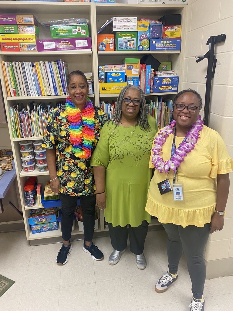 Teacher photo day 2 Hawaiian theme 