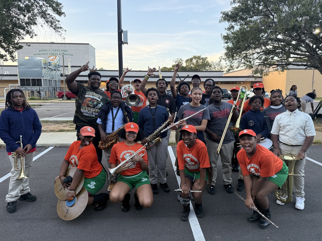 Dunbar Magnet Band and Dance at Leflore's Middle School night. 