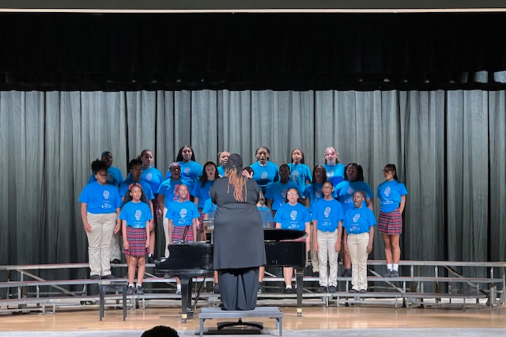 Dunbar Magnet Choirs at the MCPSS District Choral Assessment