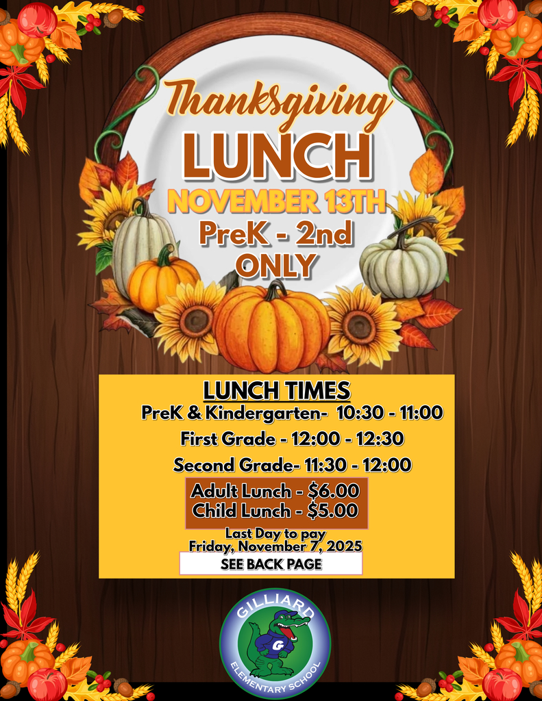The flyer attached has revised prices for the Thanksgiving Dinner. Adults $6 and Children $5