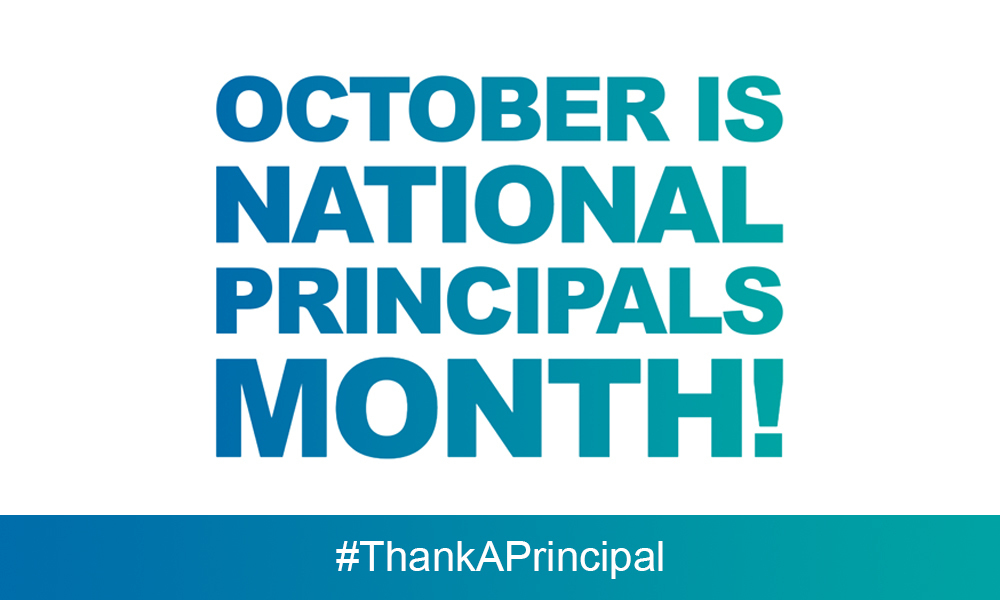 October is National Principals Month