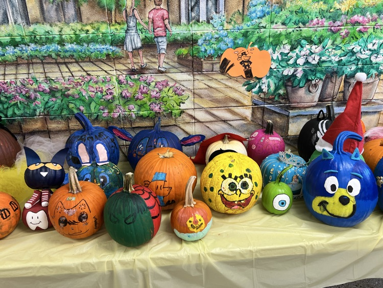Book character pumpkins