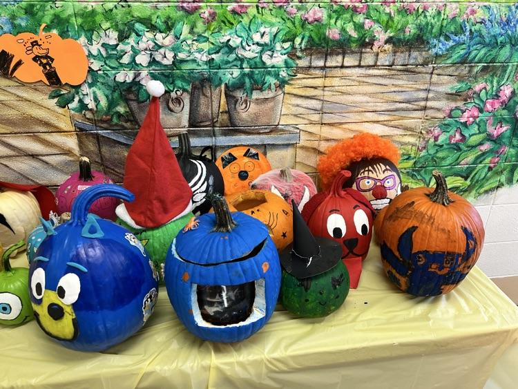 Book character pumpkins