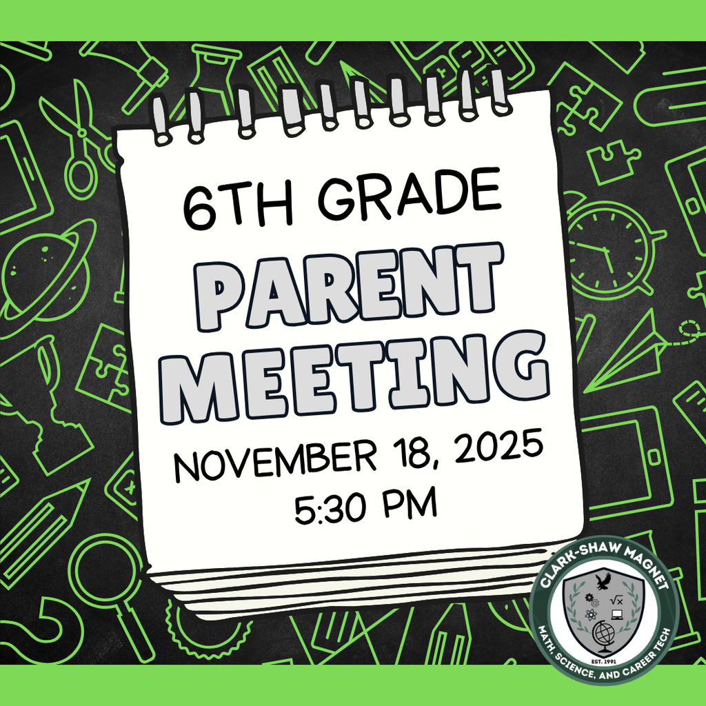 announcement of parent meeting November 18- more information in the caption