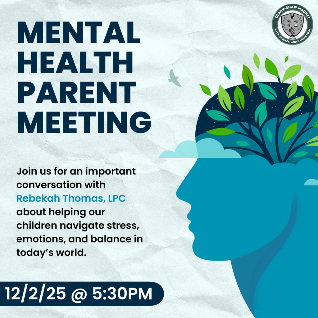 announcement of mental health meeting- all information in the caption