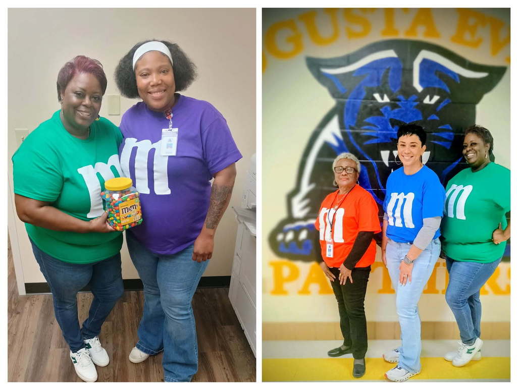 All M&M group photo for Halloween 