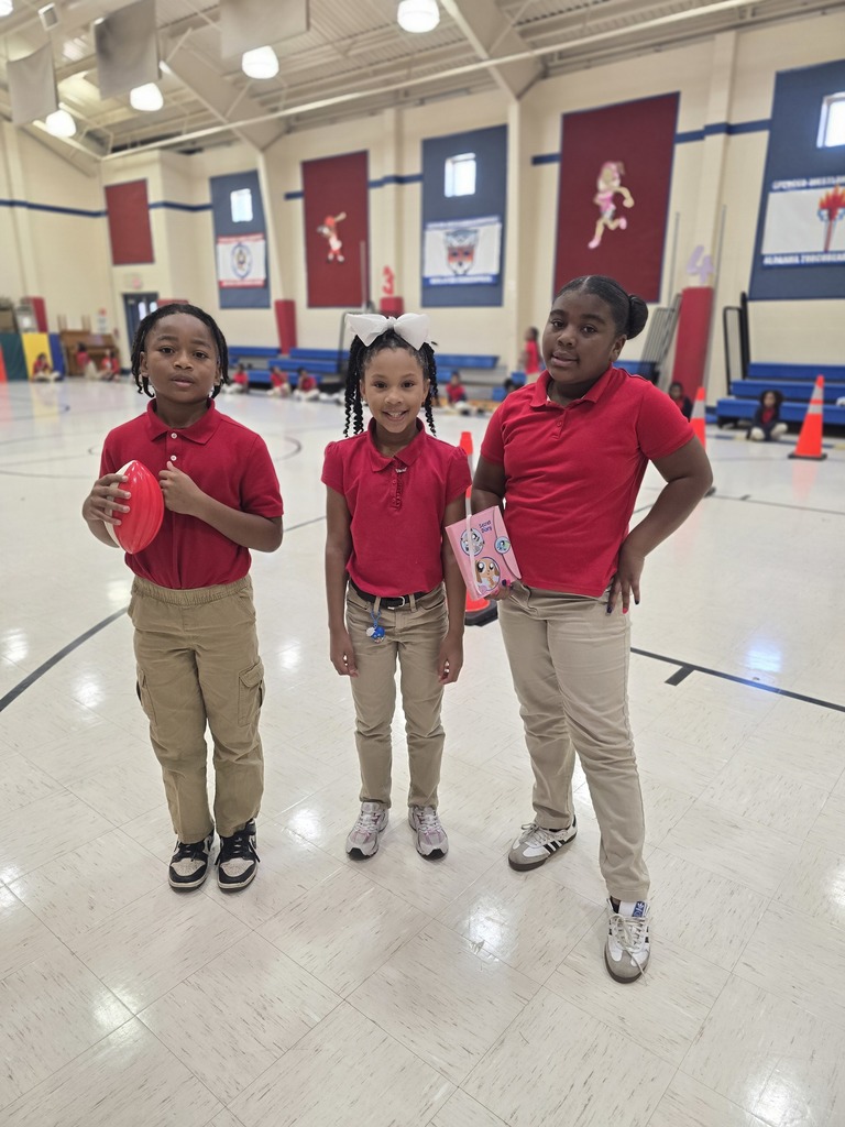 Outstanding P.E. students