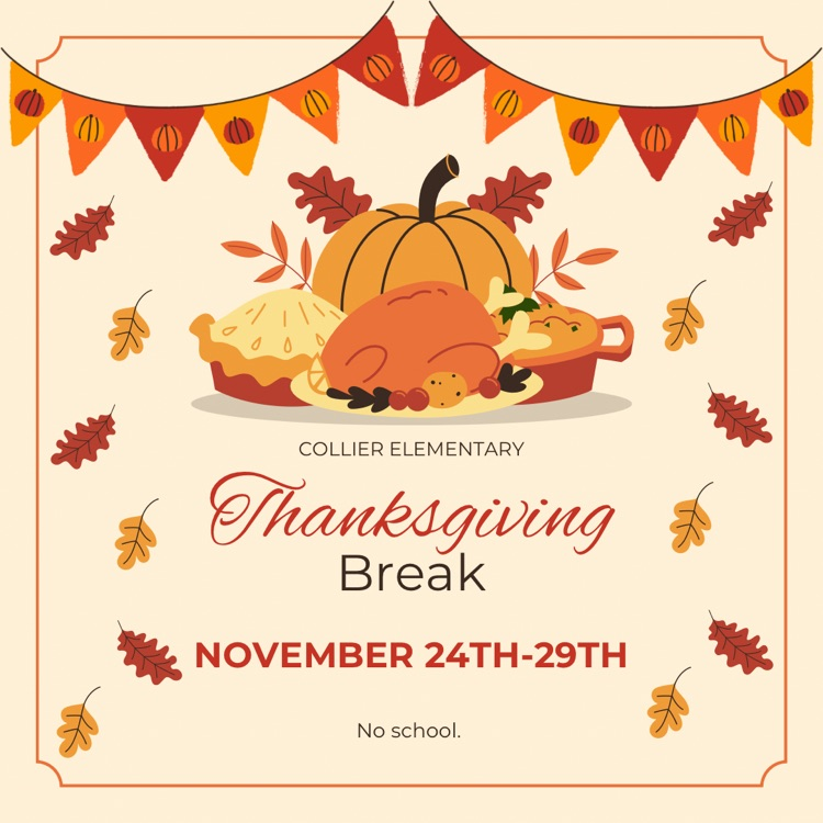 thanksgiving break is November 24th-29th