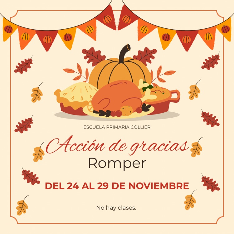 thanksgiving break is November 24th-29th