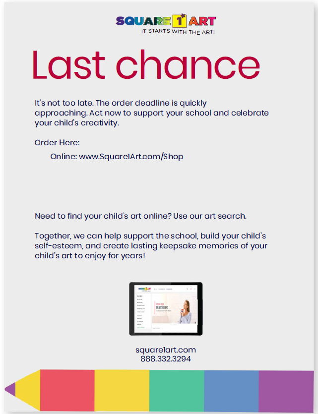 last chance to order square art . order online at square1art.com/shop