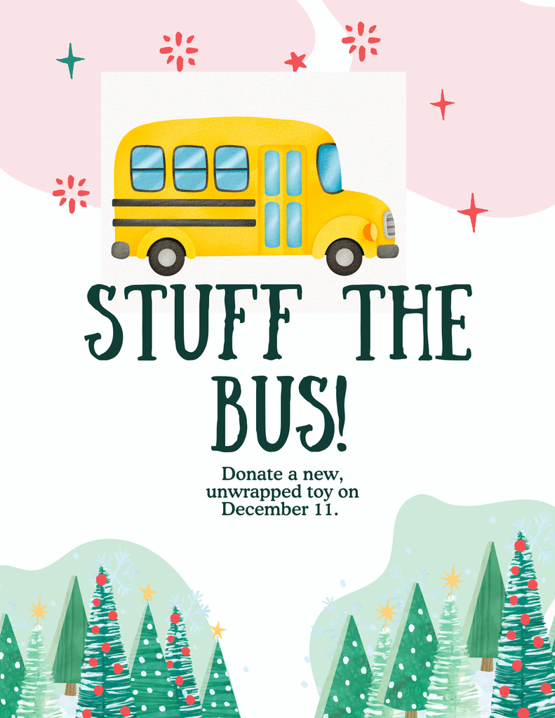 Announcement for Stuff the Bus
