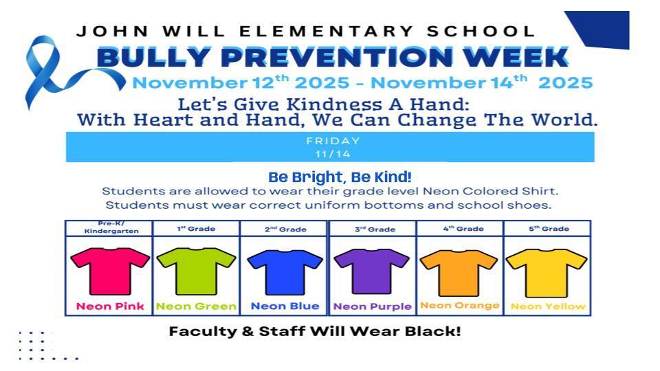 2025 bullying prevention week