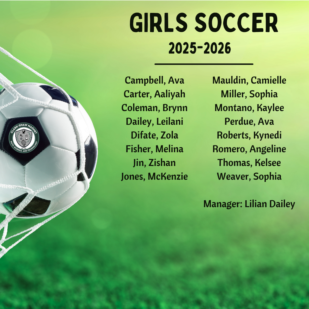 Girls Soccer Team 2025-2026