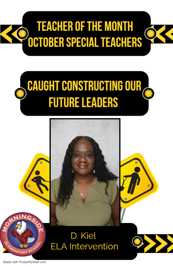 Soaring Eagle Faculty and Staff for the month of October